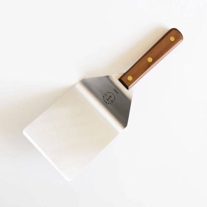5" x 6" Hamburger Turner - Walnut Handle