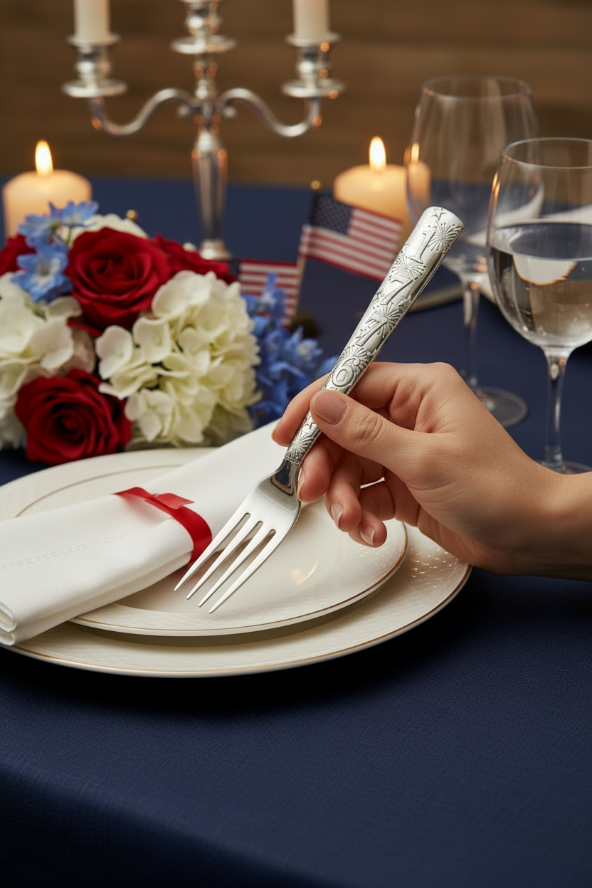 Celebrate American Liberty 1776 Salad Fork