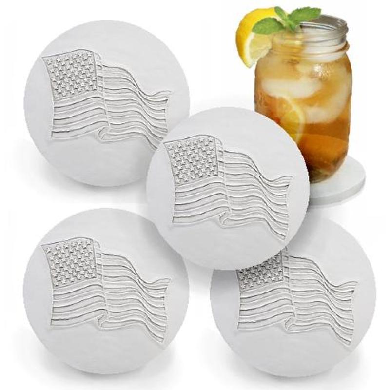 American Flag Coasters Set of 4