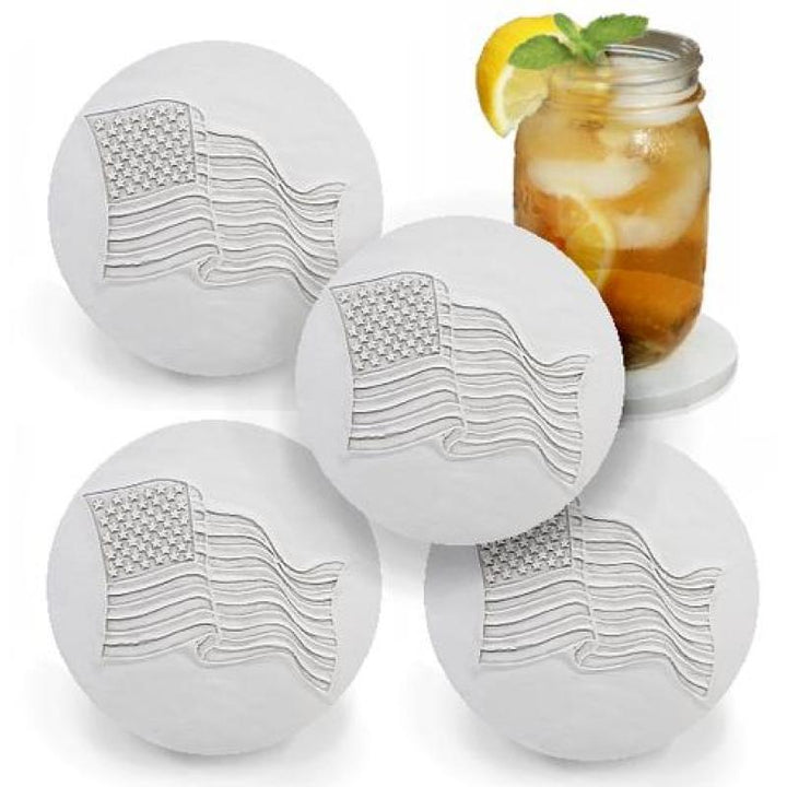 American Flag Coasters Set of 4