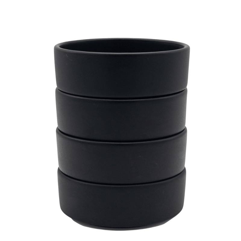 Entree Bowls (4) in American Modern Matte Black