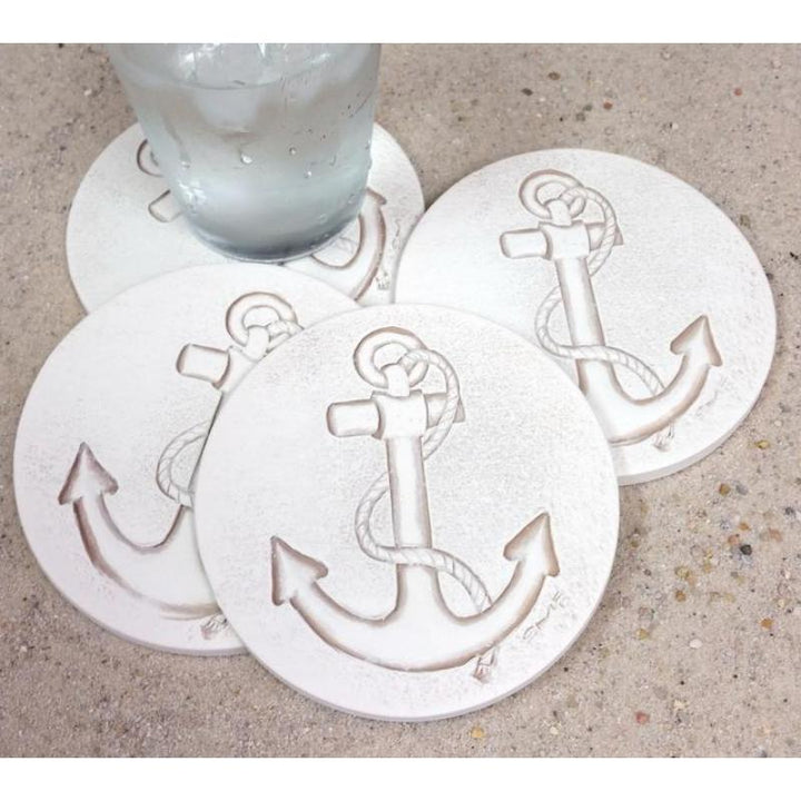 Anchor Drink Coasters Set of 4