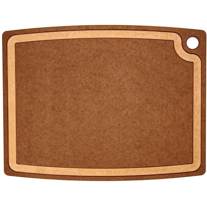 Gourmet Series 19.5" X 15"" Cutting Board Nutmeg/Natural