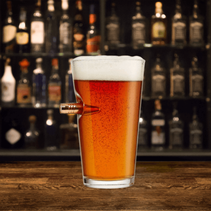 Bullet Beer Pint Glass Set