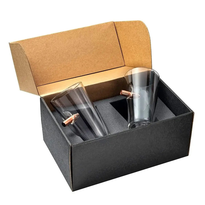 Bullet Beer Pint Glass Set