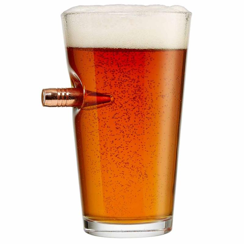 Bullet Beer Pint Glass Set