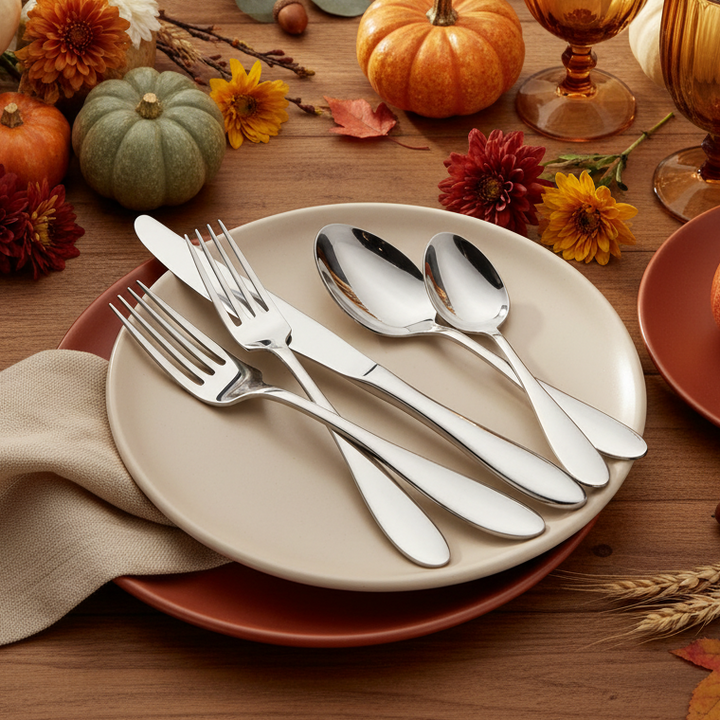 Betsy Ross - 60 Piece Set - With Solid Handle Knife