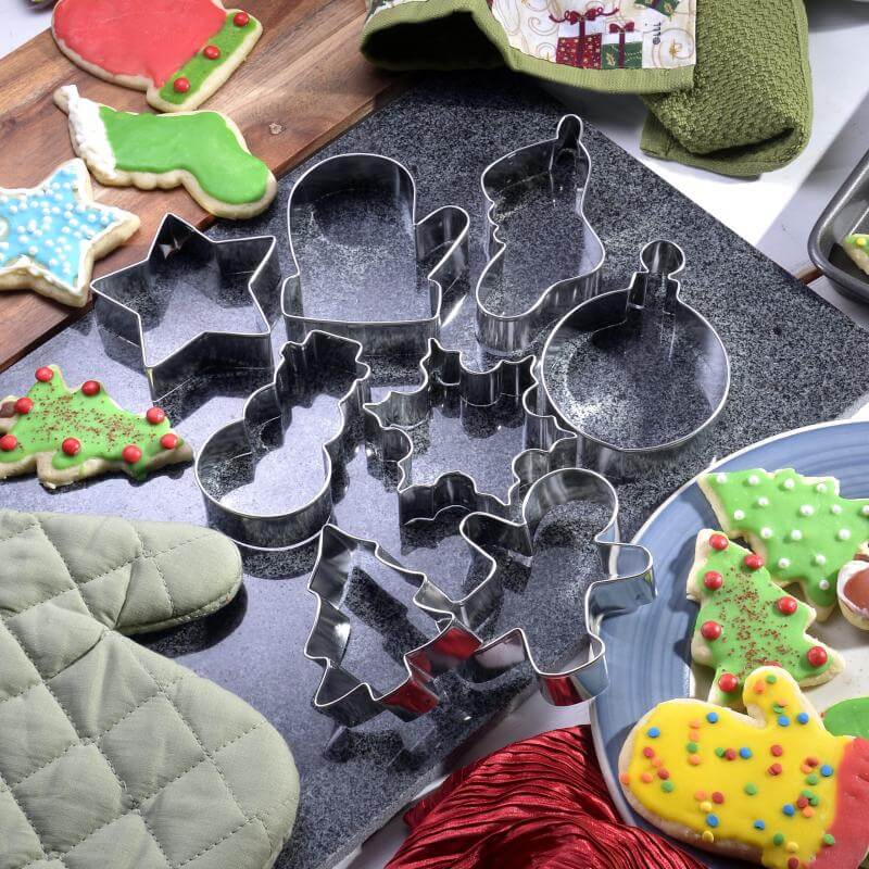 Christmas Cookie Cutters Set of 8