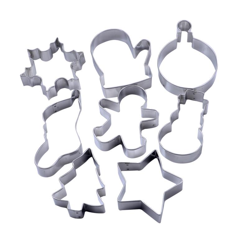 Christmas Cookie Cutters Set of 8