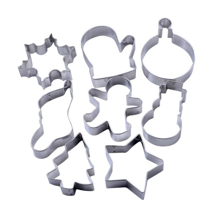 Christmas Cookie Cutters Set of 8