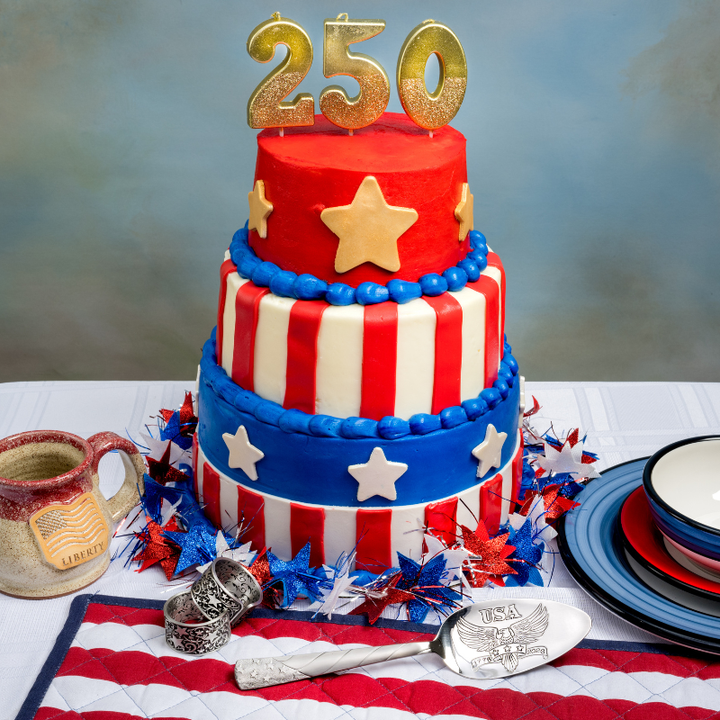Commemorative America 250 Servall Officially Licensed Product - Satin Finish with Giftable Box