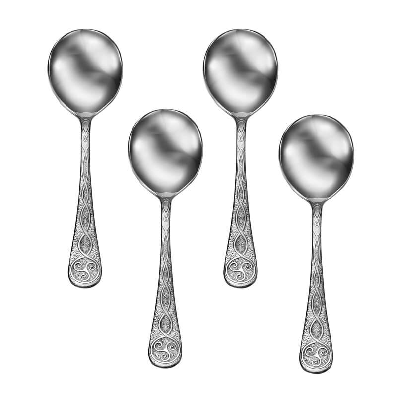 Celtic Soup Spoons Set of 4