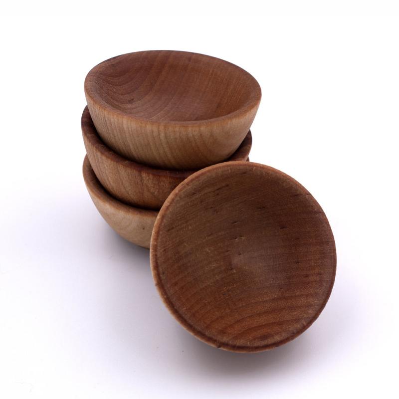 Maple 2 inch Condiment Cups, Bag of 4