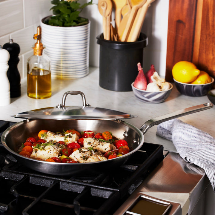 Eater x Heritage Steel 12" Fry Pan with Lid