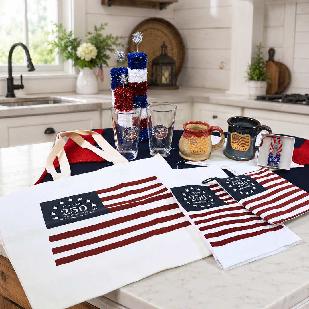 250th Birthday American Flag Set