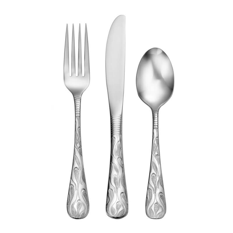 Flame - 12 Piece Basic Service For 4 (4- 3Pc Place Settings)