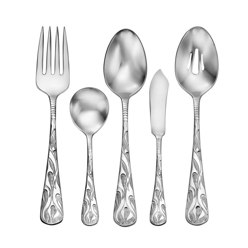 Flame - 5 Piece Serving Set