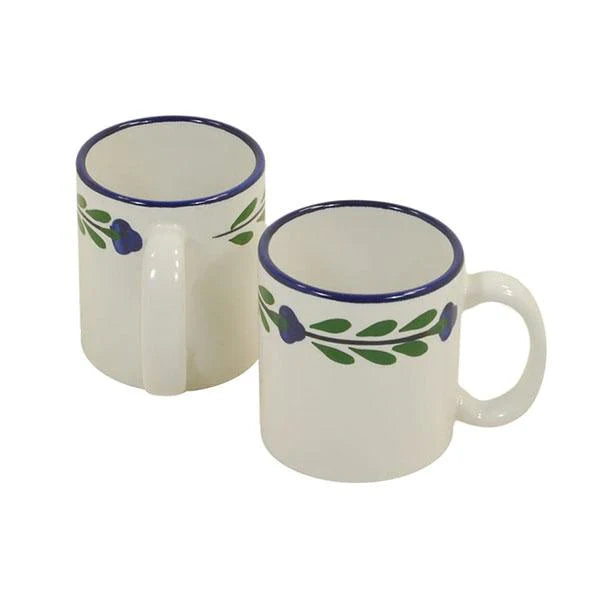 4 Piece Mug Set in American Garden