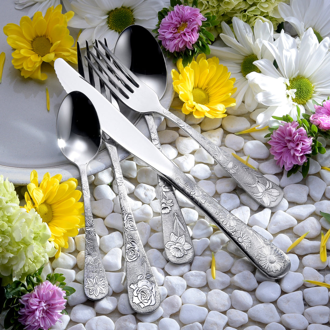 American Garden - 65 Piece Set Service for 12 (Includes 5 Piece Service Set)