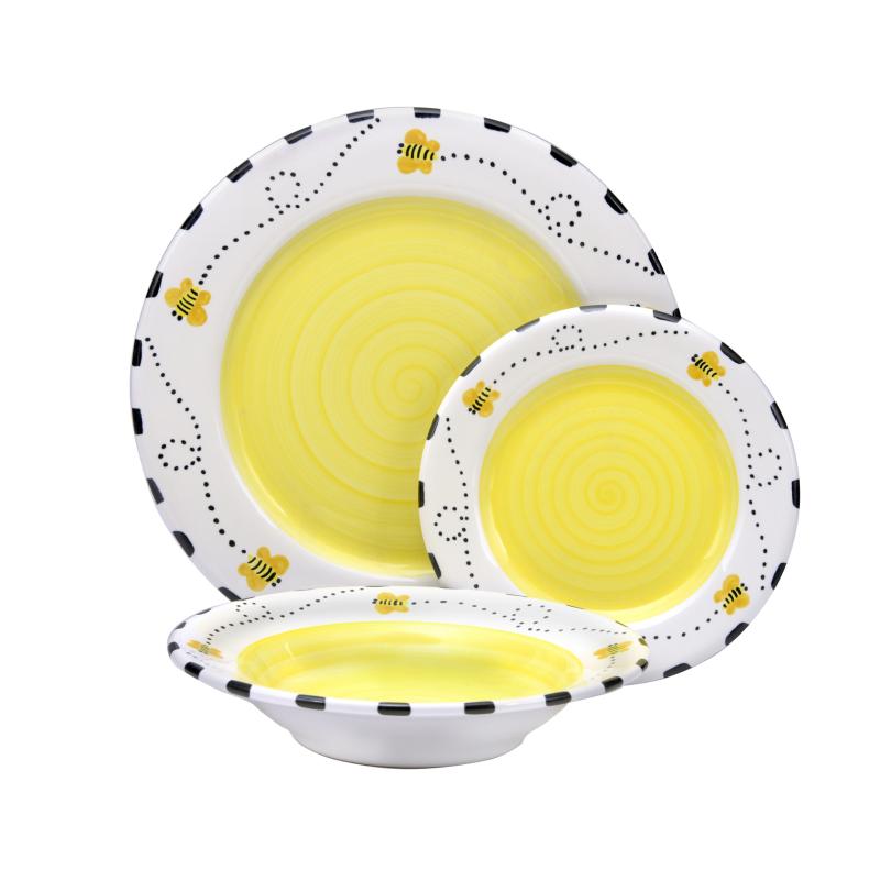 12 Piece Set Honey Bee