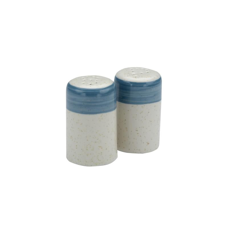Salt &amp; Pepper Shaker Set in Sand &amp; Sky