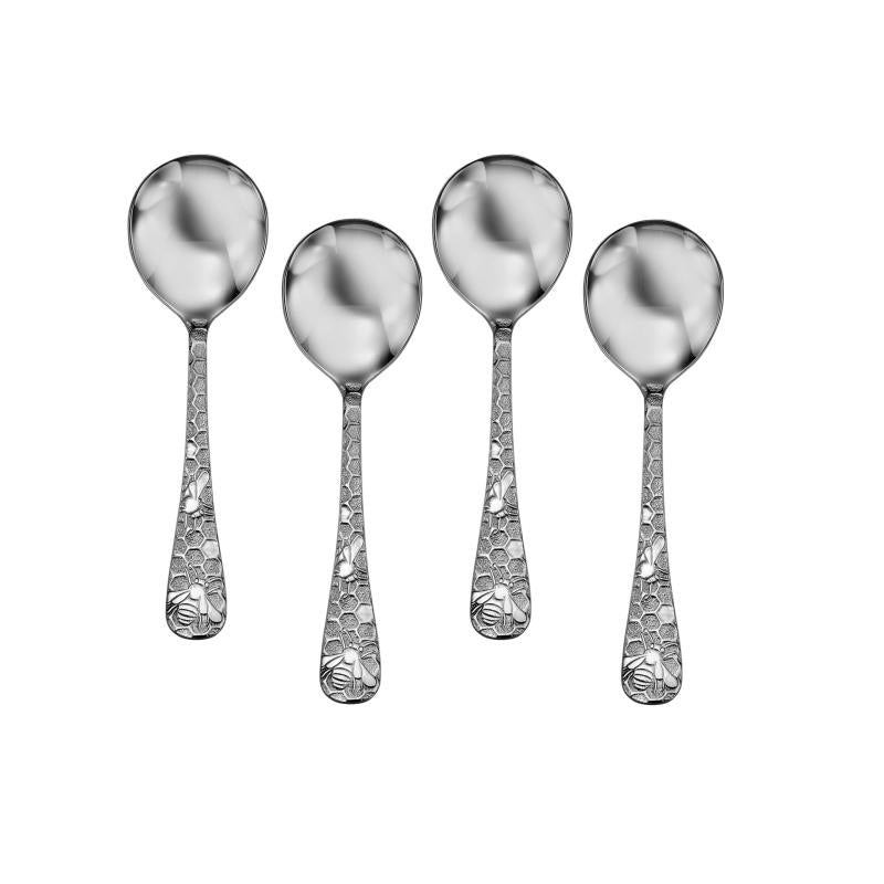 Honey Bee Soup Spoons Set of 4