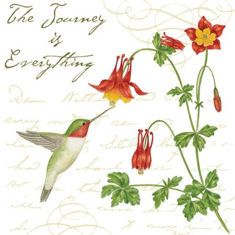 Hummingbird Flour Sack Towel