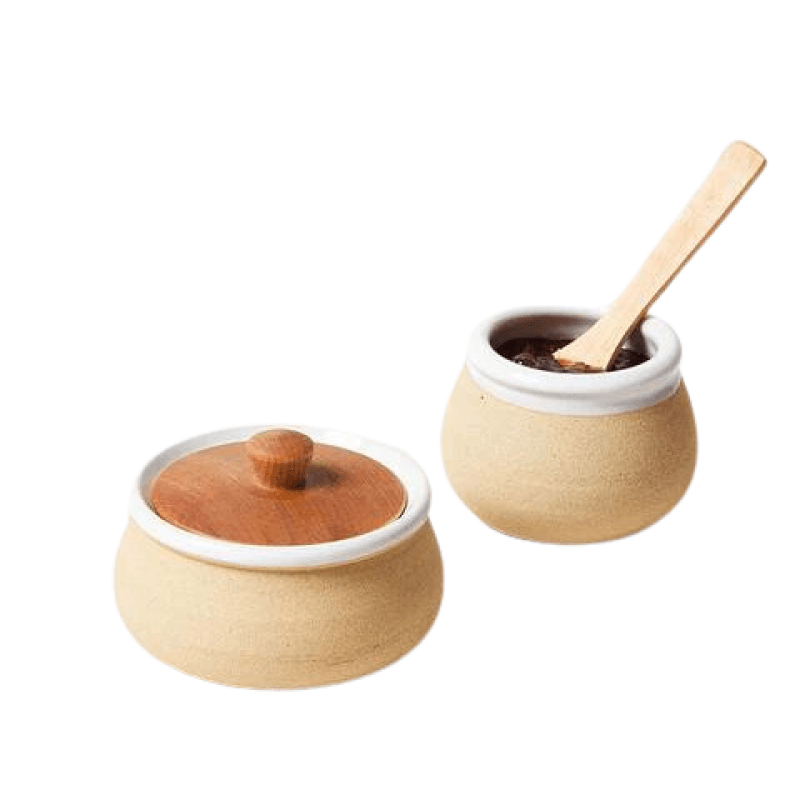 Jam Pot with Spoon