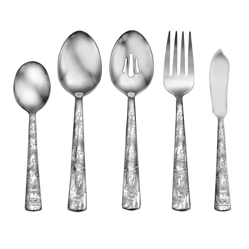 Celebrate American Liberty - 125 Piece Super Set (with Solid Handle Knife)