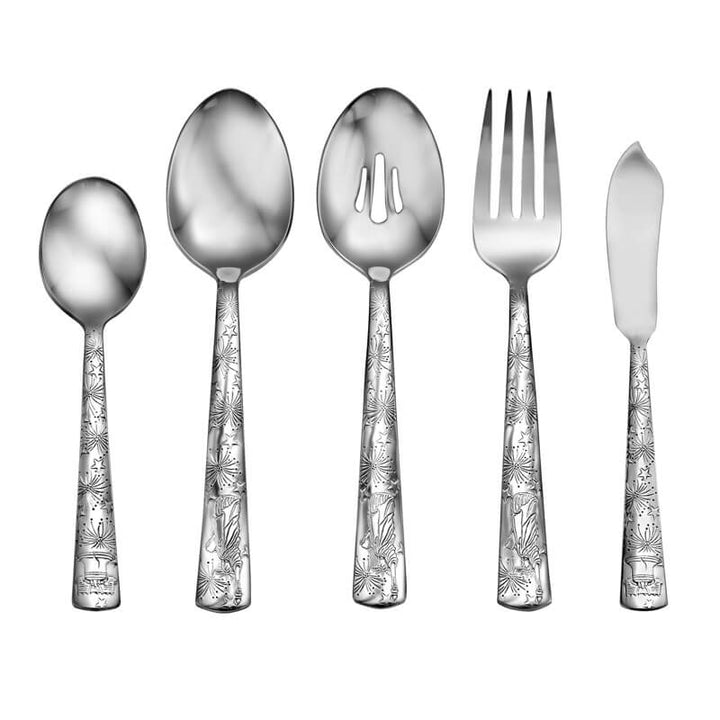 Celebrate American Liberty - 65 Piece Set (Includes 5 Piece Service Set with Solid Handle Knife)
