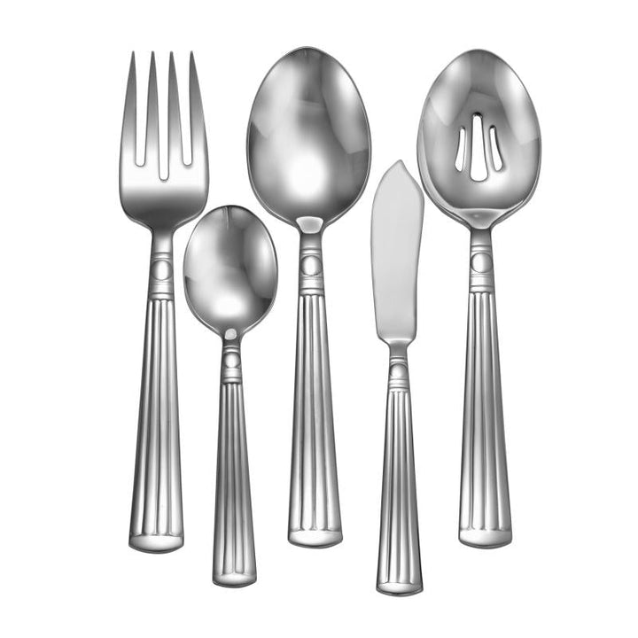Lincoln - 65 Piece Set (Includes 5 Piece Service Set with Solid Dinner Knife)