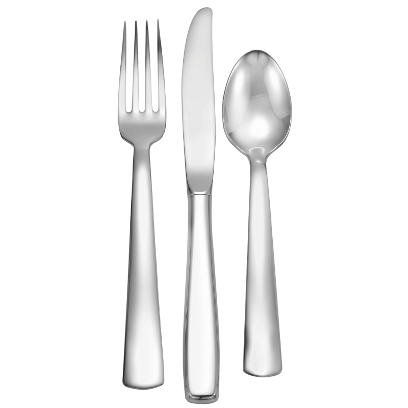 Modern America - 12 Piece Basic Set with Hollow Handle Knife