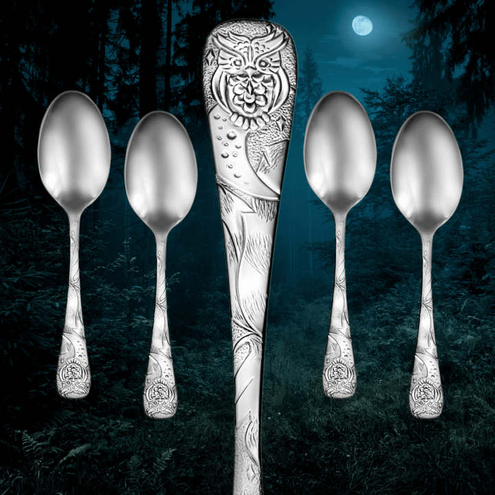 Owl - Teaspoon Set of 4