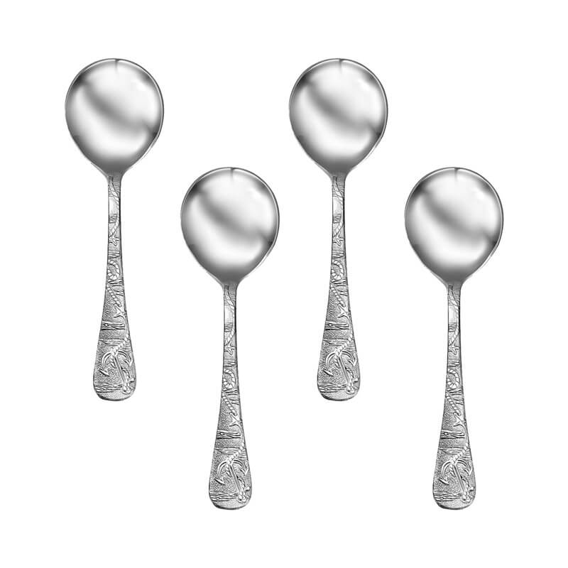 Old Harbor Soup Spoons Set of 4
