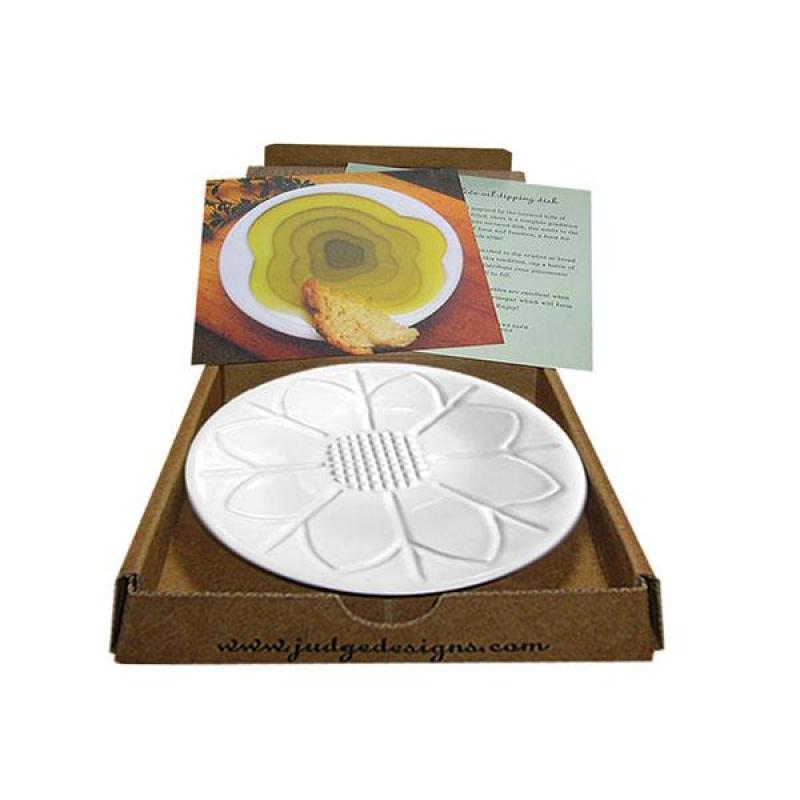 Olive Oil Dipping Dish - Flower