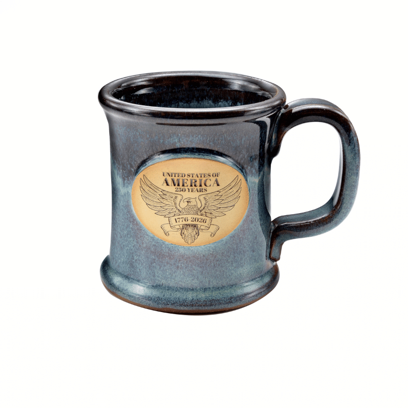 Night Sky Blue Happy Birthday America 250th Commemorative Semiquincentennial American Made Mug
