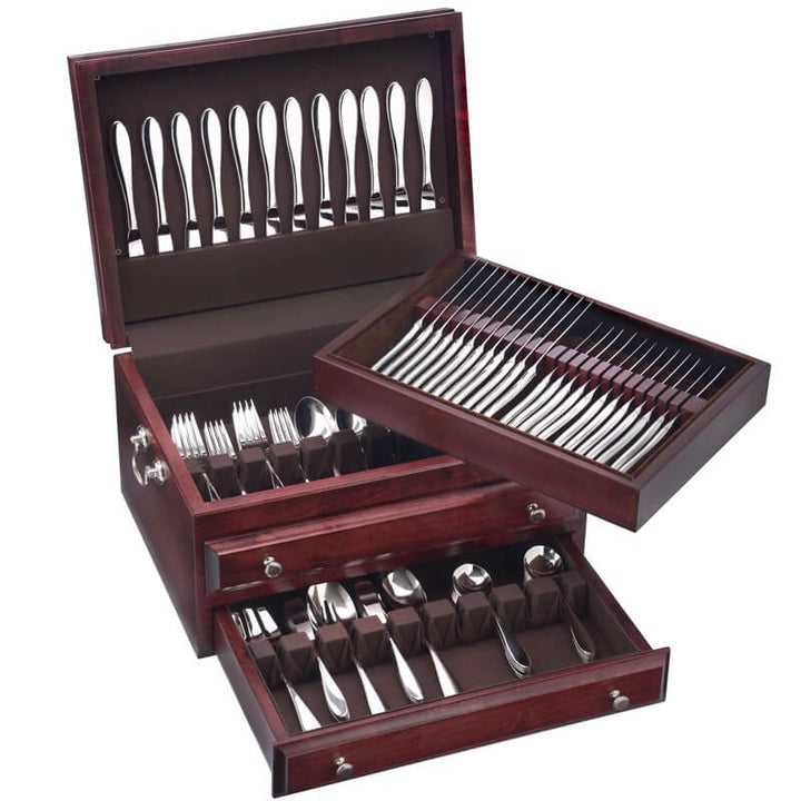 Betsy Ross - 125 Piece Super Set With Chest (Hollow Handle Dinner Knife)