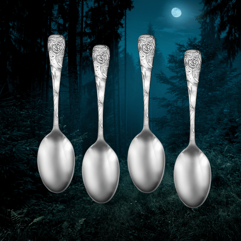 Owl - Teaspoon Set of 4