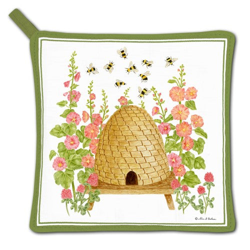 Bee Hive Potholder Made in the USA