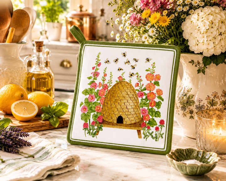Bee Hive Potholder Made in the USA