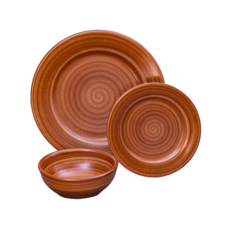 12 Piece Set Brownstone