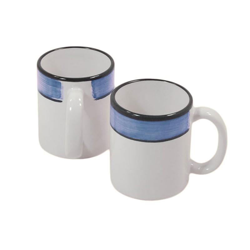 Mugs Set of 2 in Blue Spree