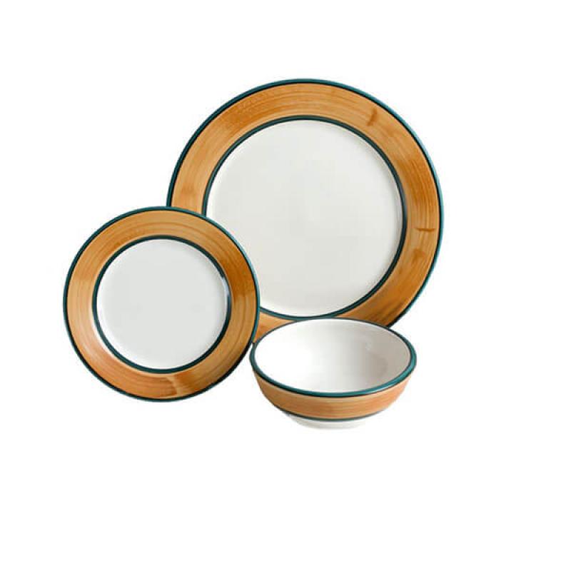 3pc Place Setting Terra Patina