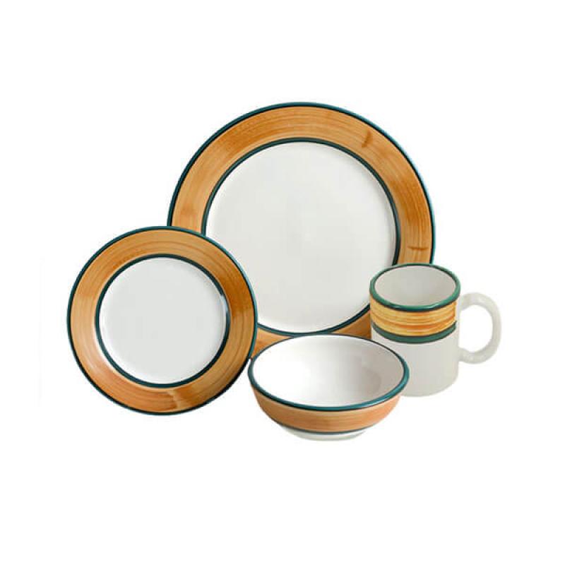 4pc Place Setting Terra Patina