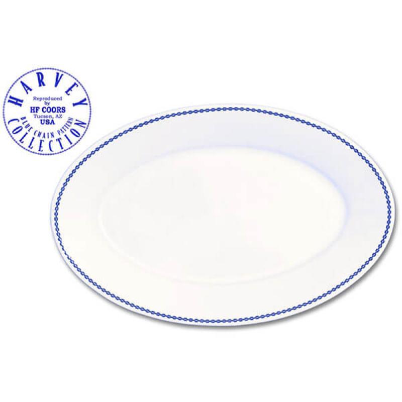 Serving Platter in Blue Chain