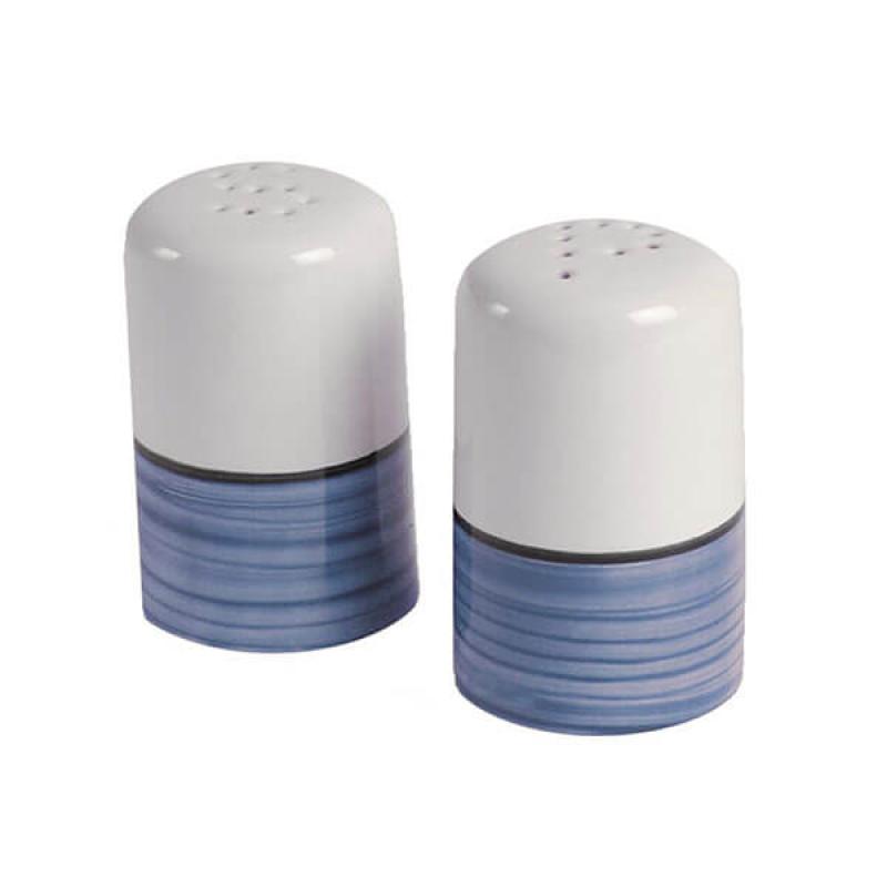 Salt &amp; Pepper Shaker Set in Blue Spree