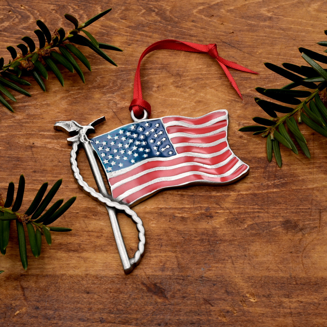 American Flag Ornament