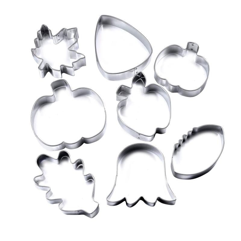 Fall Cookie Cutters Set of 8