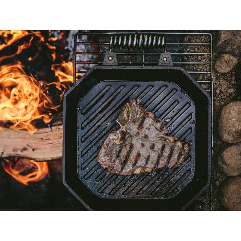 Finex 12" Cast Iron Grill Pan