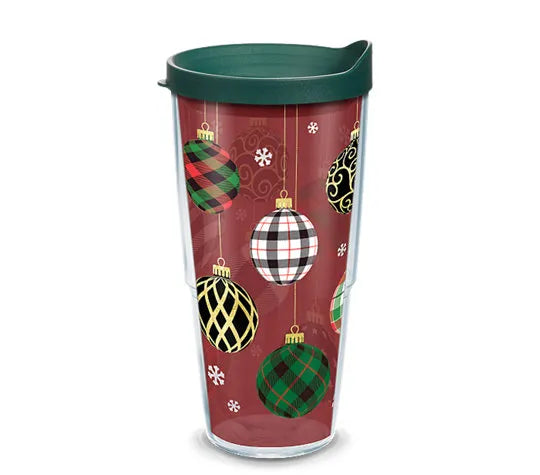 Holiday Ornaments 24oz Tumbler